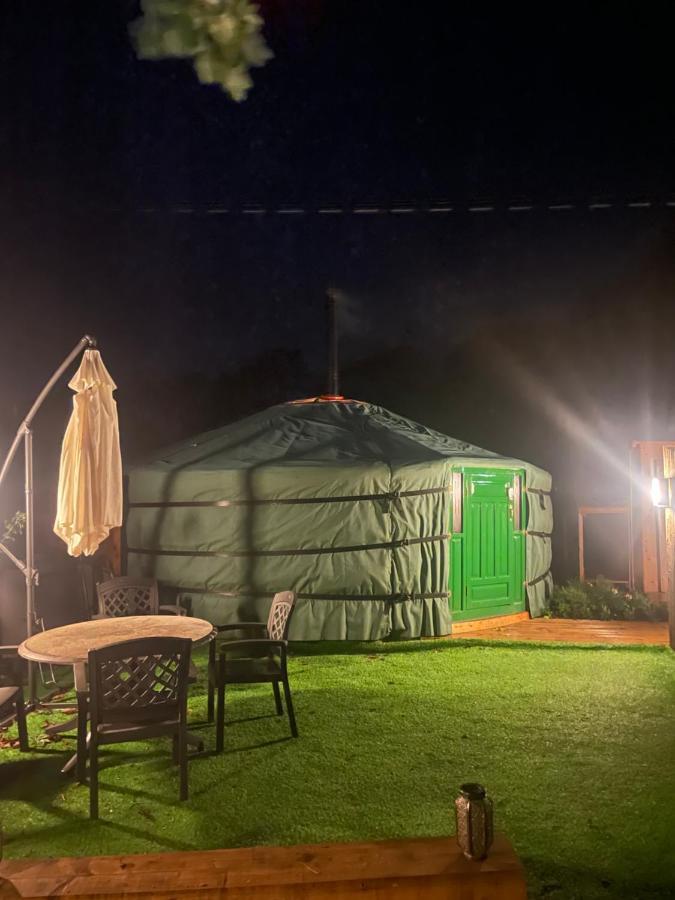 O Dan Y Coed Luxury Yurt With Hot Tub Hotel Chwilog Luaran gambar